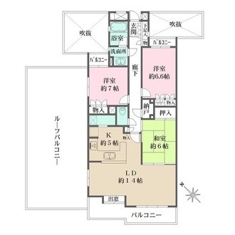 藤和日吉ホームズの間取図