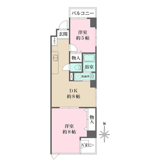 ベルメゾン幸の間取図