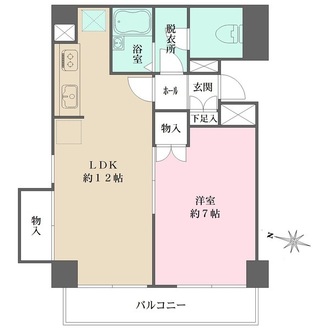 エクセル新丸子の間取図