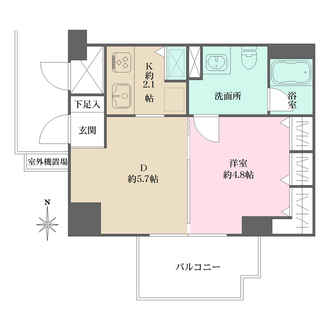 藤和シティコープ新丸子の間取図