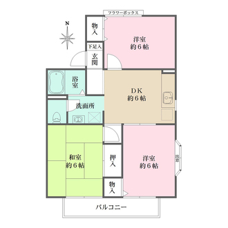 横浜ハウス２の間取図