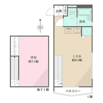 Ｃｅｒｉａ大倉山の間取図