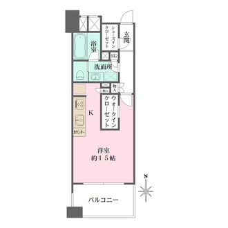 藤和シティホームズ新丸子の間取図