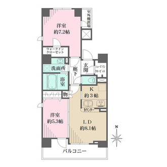 フローラルガーデンの間取図