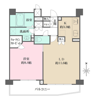 フローラルガーデンの間取図