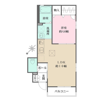 ボヌールの間取図