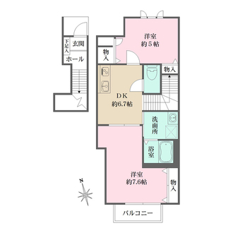 ブランシェの間取図