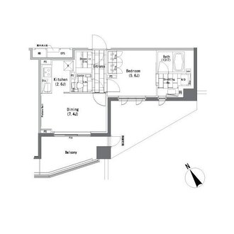 ザ・パークハビオ横浜山手の間取図