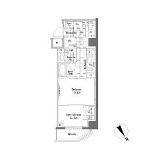 ザ・パークハビオ横浜山手の間取図