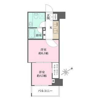 ザ・パークハビオ横浜東神奈川の間取図