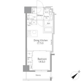 ザ・パークハビオ横浜東神奈川の間取図