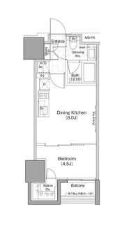 ザ・パークハビオ横浜関内の間取図