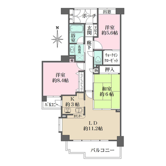 ファミール戸塚の間取図