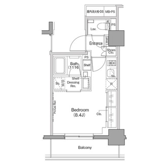 ザ・パークハビオ西横浜の間取図