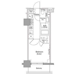 ザ・パークハビオ西横浜の間取図