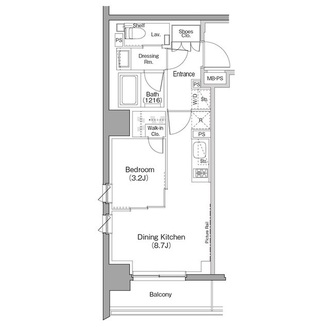 ザ・パークハビオ西横浜の間取図