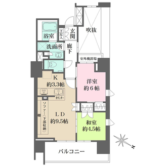 ザ・パークハウス町田フロントの間取図