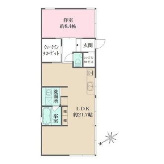 栗の木テラスの間取図