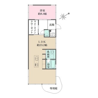 栗の木テラスの間取図