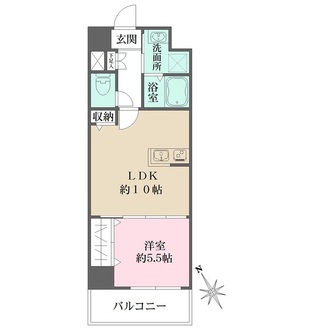 Ｎ-ｆｌａｔｓ横浜関内ＩＩの間取図