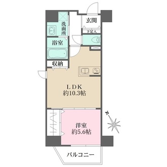 Ｎ-ｆｌａｔｓ横浜関内ＩＩの間取図