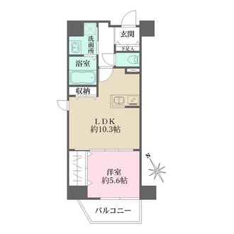 Ｎ-ｆｌａｔｓ横浜関内ＩＩの間取図