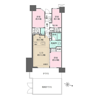 ガーデングランデ横浜戸塚コージーグランデの間取図