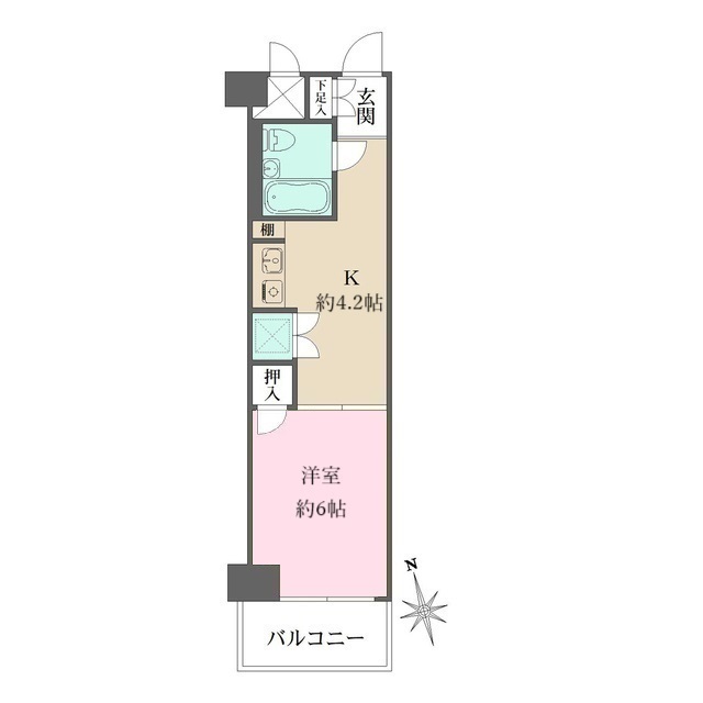 下北沢ハイタウン　Ａ棟の間取図