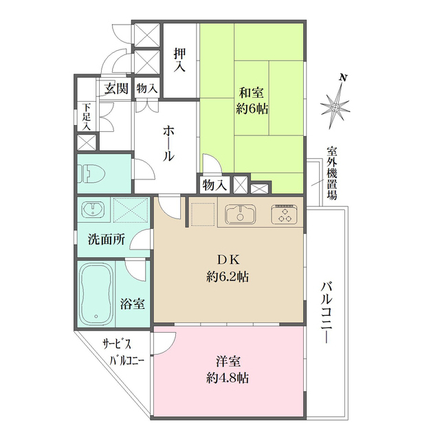 藤和シティコープ富士見台の間取図