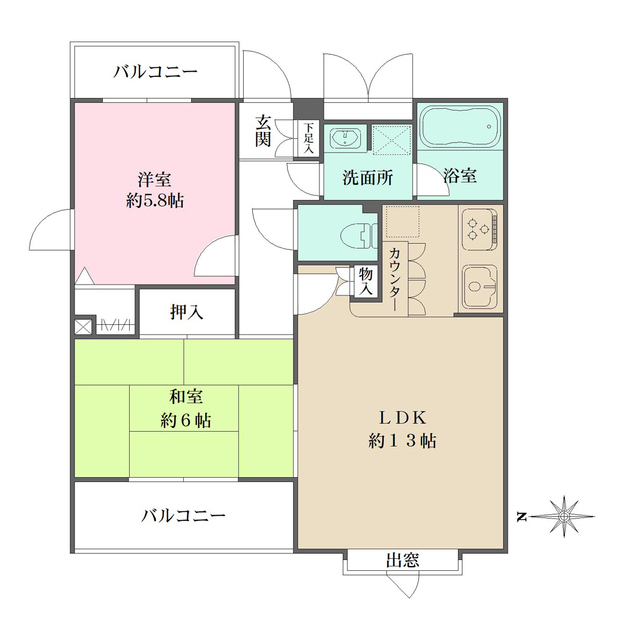 パティオ西池袋IIIの間取図
