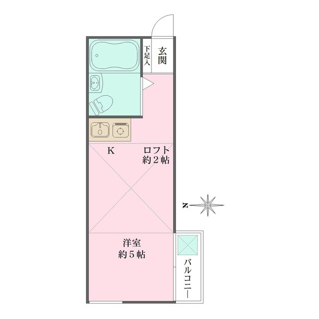 ハイツ武蔵野台の間取図
