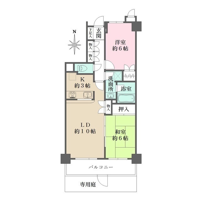 藤和シティコープ中村橋の間取図