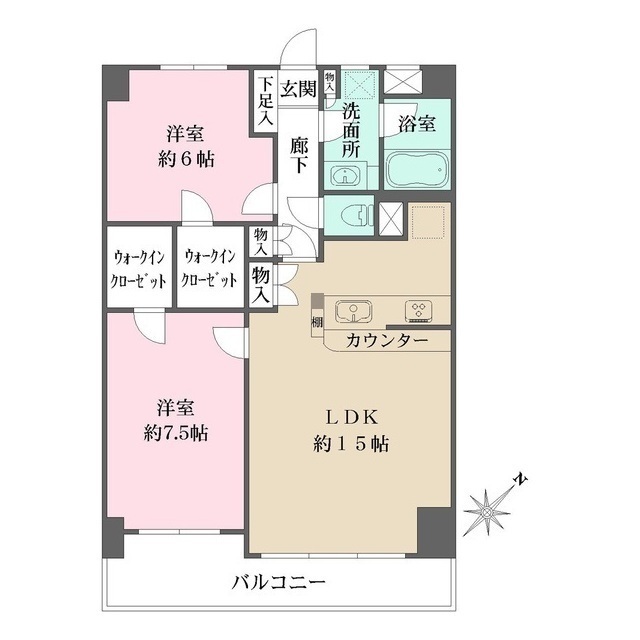 コート・イシハラの間取図
