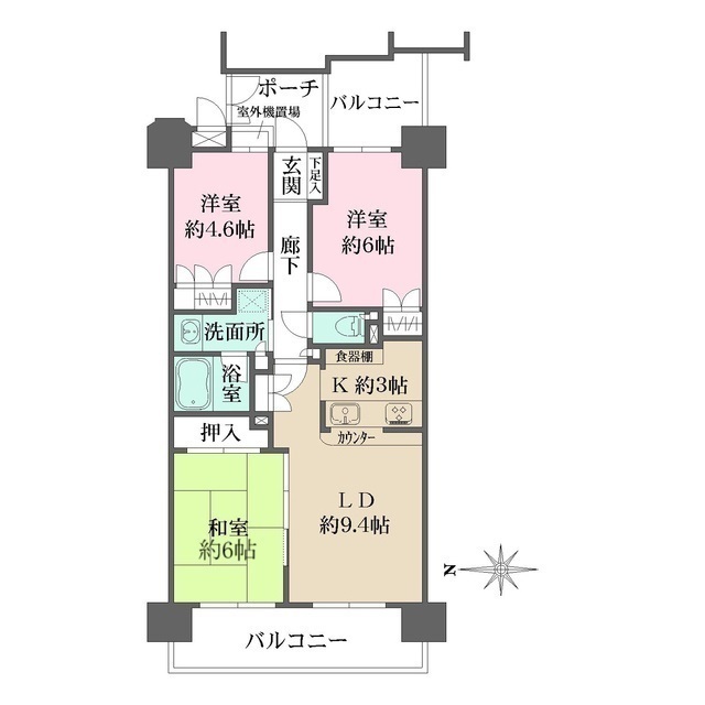 藤和シティコープ浦和常盤の間取図