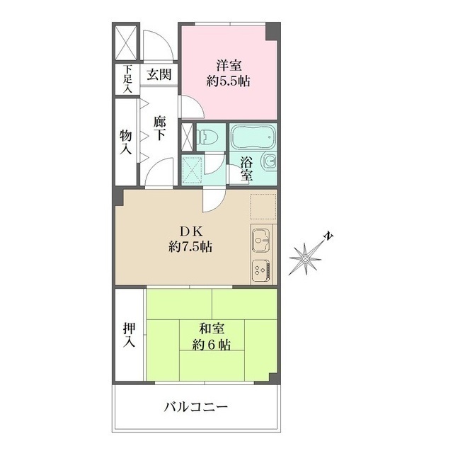 メゾン・ヴェルデの間取図