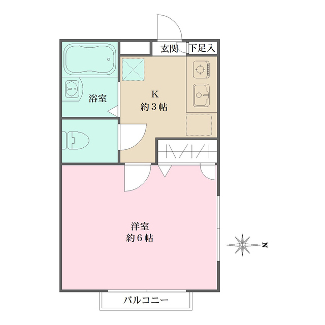 いずみコーポの間取図