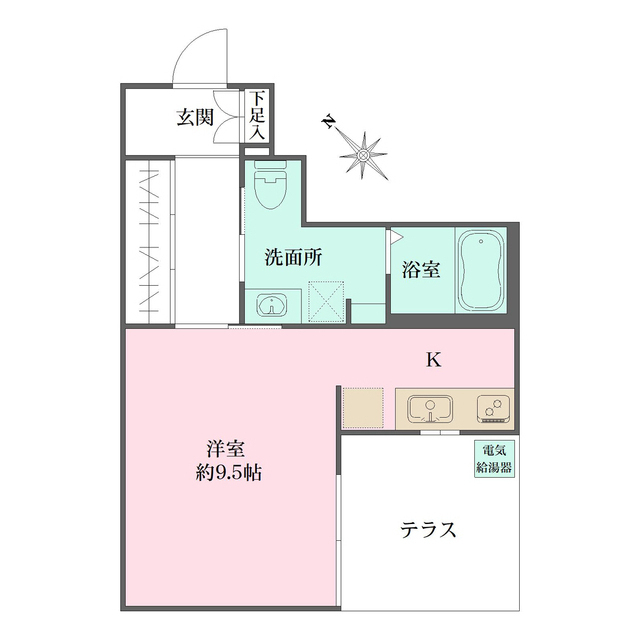 コンフォルト若宮の間取図
