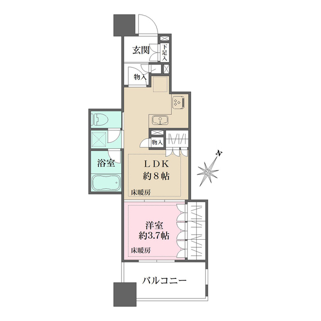 パークハウス笹塚アーバンスの間取図