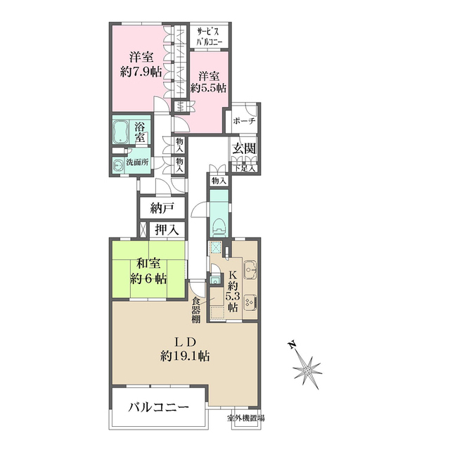 Ｕガーデン杉並の間取図