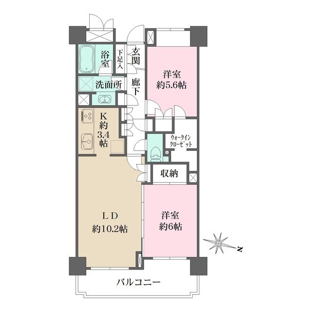 駒込パークハウスの間取図