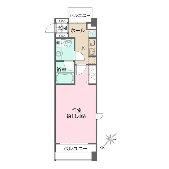 西新宿ＶＩＰ　ＲＯＹＡＬの間取図