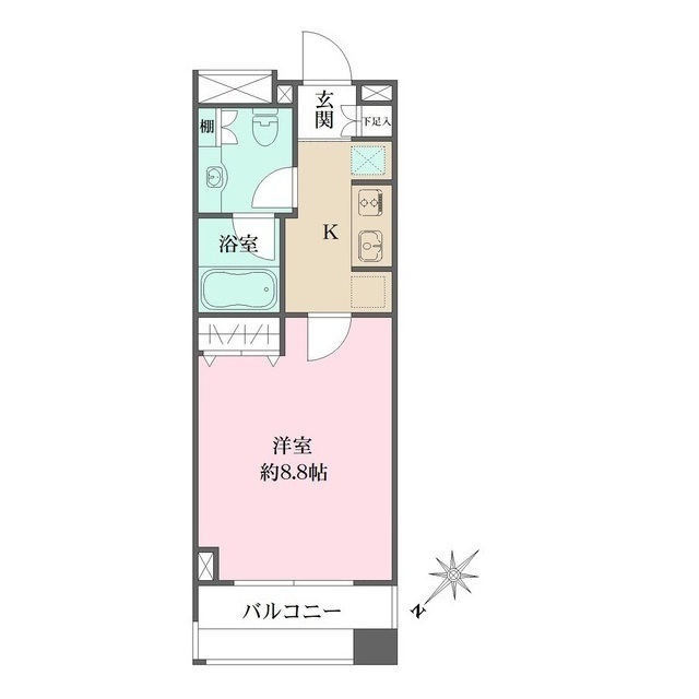 西新宿ＶＩＰ　ＲＯＹＡＬの間取図