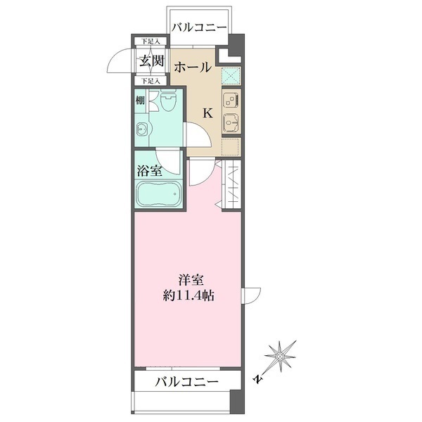 西新宿VIP ROYALの間取図