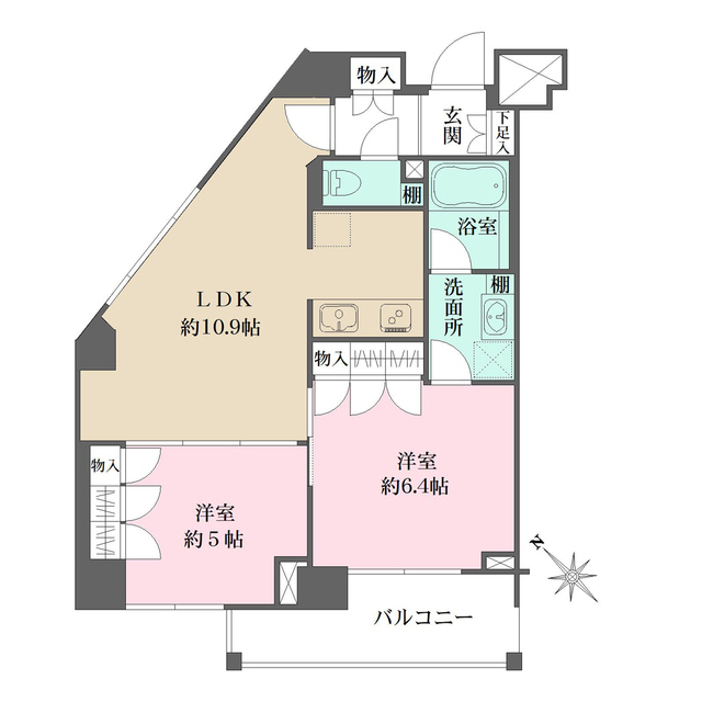 プリムヴェーレの間取図
