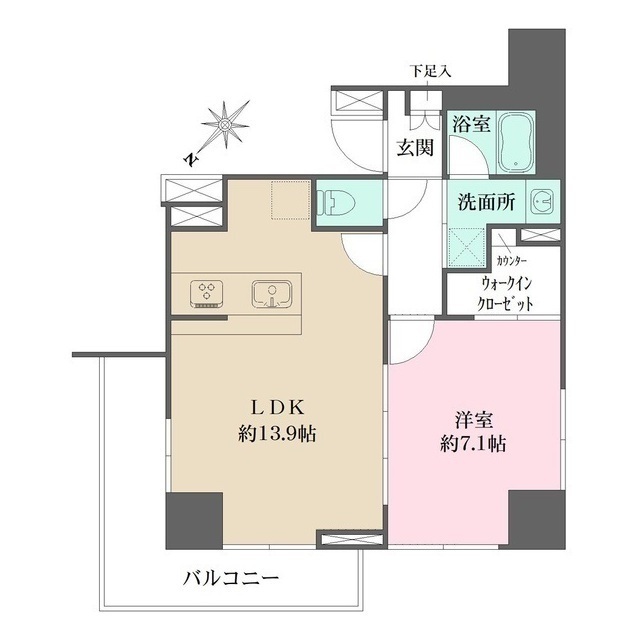 ＣｒｅｓｔＨｉｌｌ文京千石の間取図