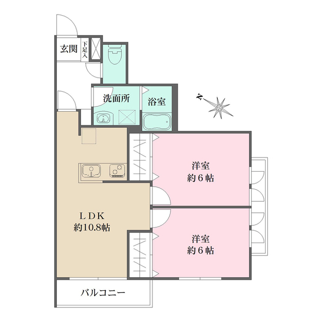 牛込神楽坂レジデンスの間取図