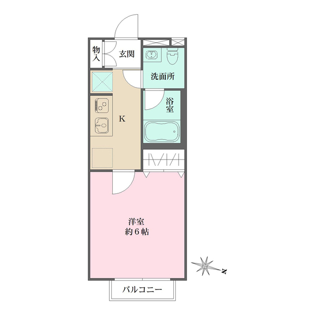 Ｓｏｕｔｈ　Ｇａｒｄｅｎの間取図