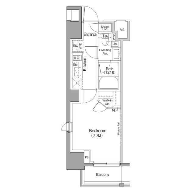 ザ・パークハビオ巣鴨の間取図