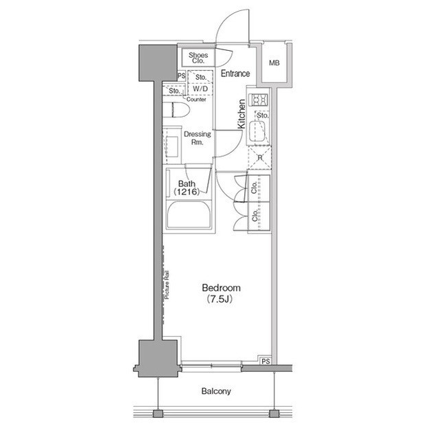 ザ・パークハビオ巣鴨の間取図