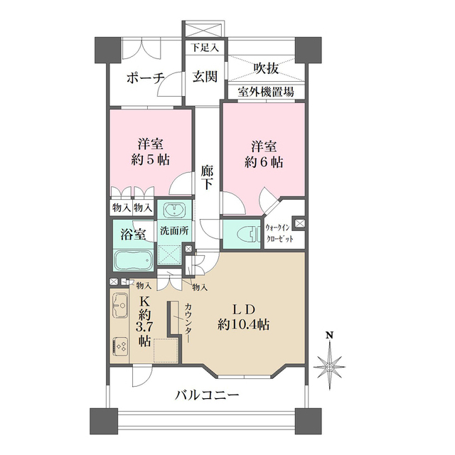 ファミールスクエア国分寺の間取図